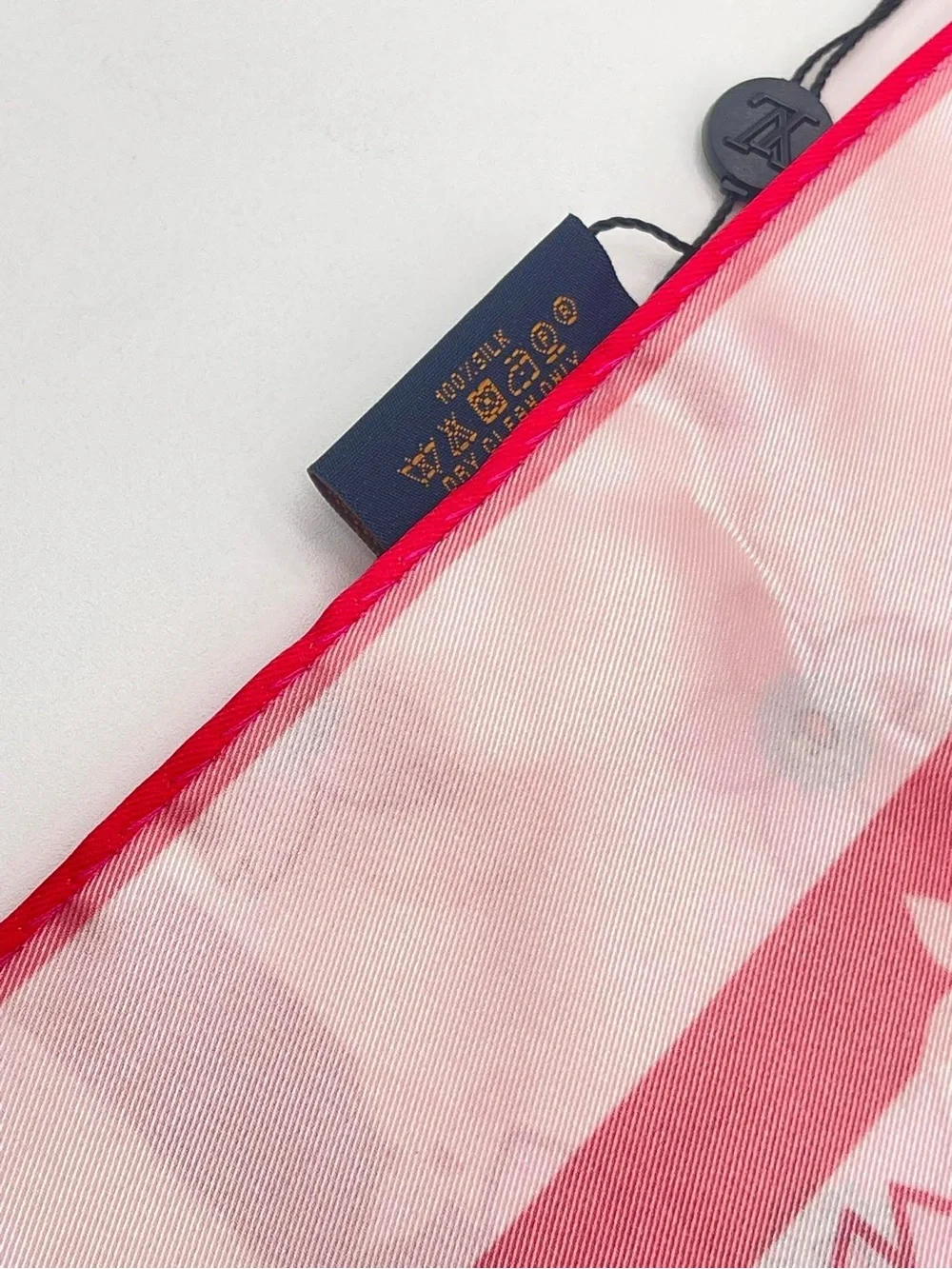 LOUIS VUITTON CHERRY BLOSSOM SILK SCARF